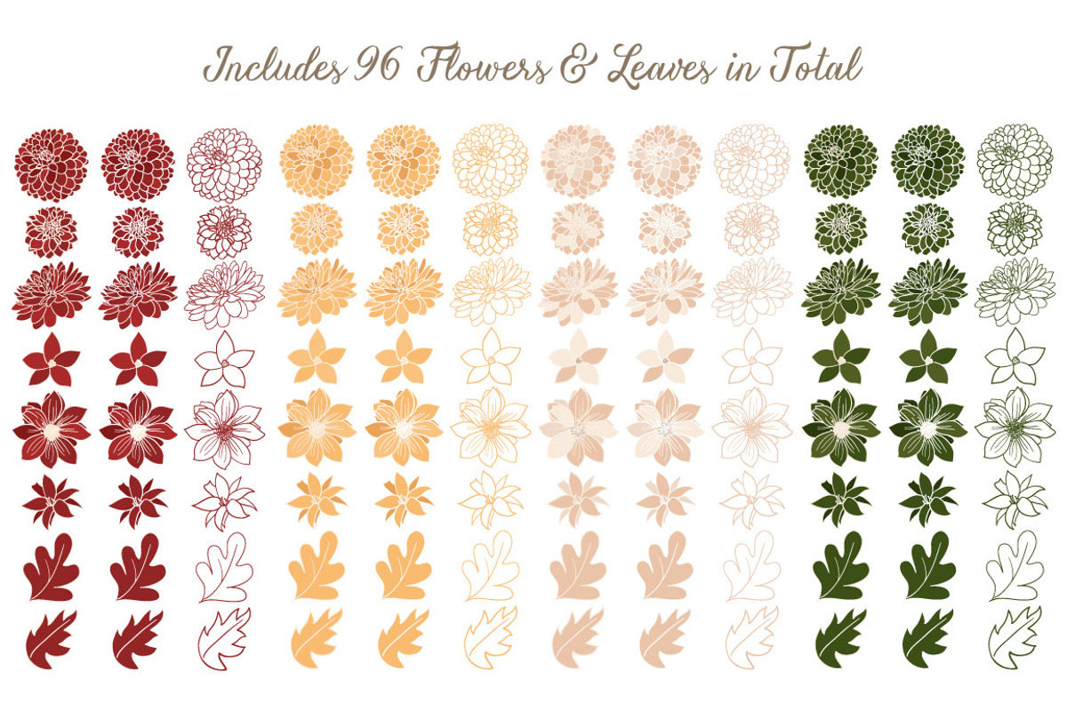 Christmas Floral Clipart, an Illustration by Amanda Ilkov (Photo 4 of 4)