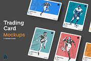 Trading Card Mockups, a Print Template by CreativeClick (Thumbnail 1 of 6)