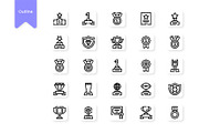 Awards Icons, a Duotone Icon by HacaStudio (Thumbnail 2 of 3)
