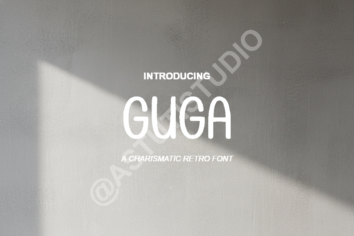 Guga - A Refined Modern Serif Typefa, a Font by Astuti Studio (Photo 1 of 16)
