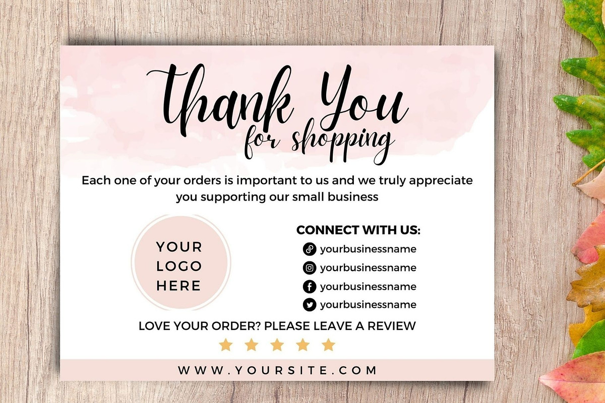 Business Thank You Card Canva 3, a Card Template by bonadigitals (Photo 1 of 3)