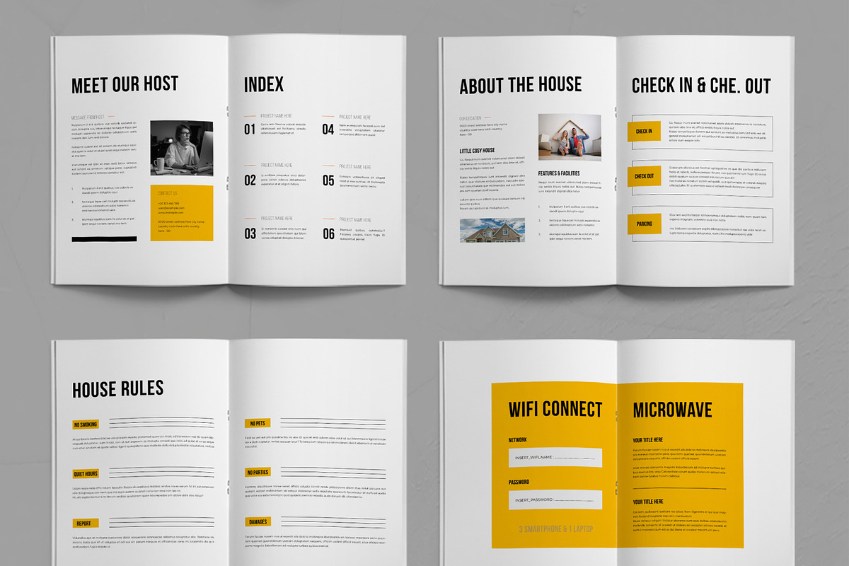 Client Welcome Book Template, a Brochure Template by ContestDesign (Photo 3 of 4)