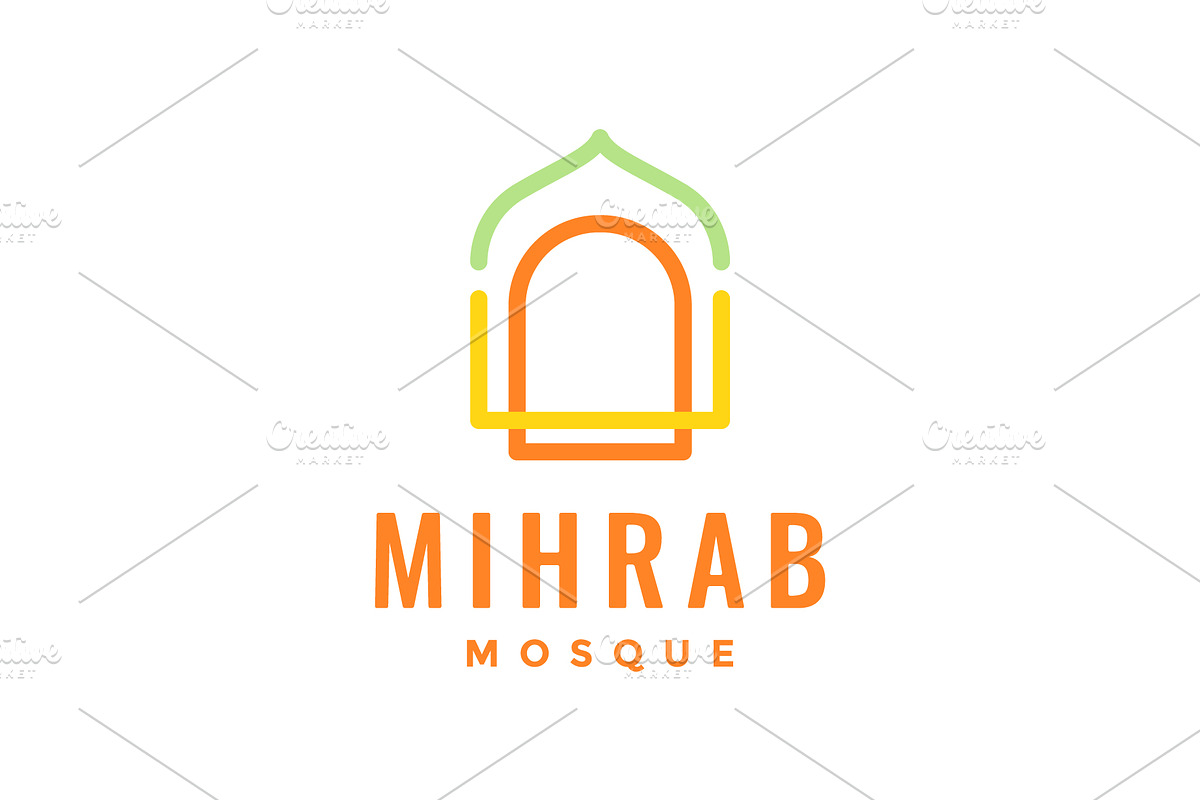 mihrab mosque muslim icon, a Branding & Logo Template by devastd