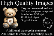 Watercolor Playroom Decor Clipart, an Illustration by Craft Nest (Thumbnail 8 of 9)