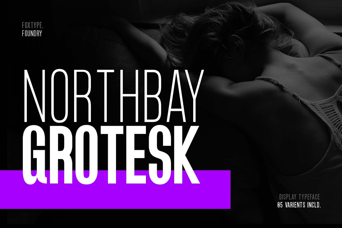 NorthBay Grotesk, a Sans Serif Font by Foxtype (Photo 1 of 7)
