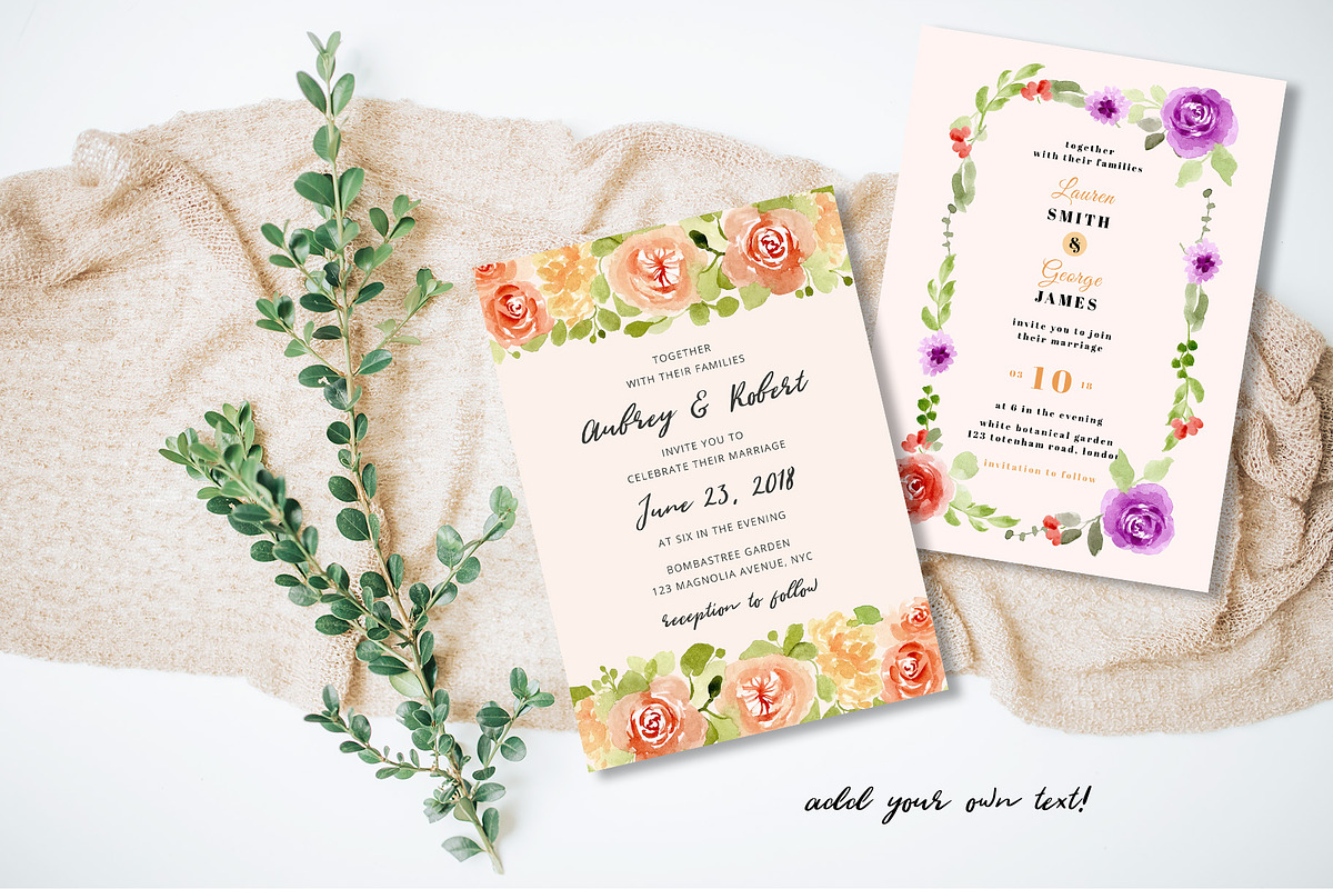 Floral Watercolor Graphic Bundle, a Decorative Illustration by wulano (Photo 19 of 21)