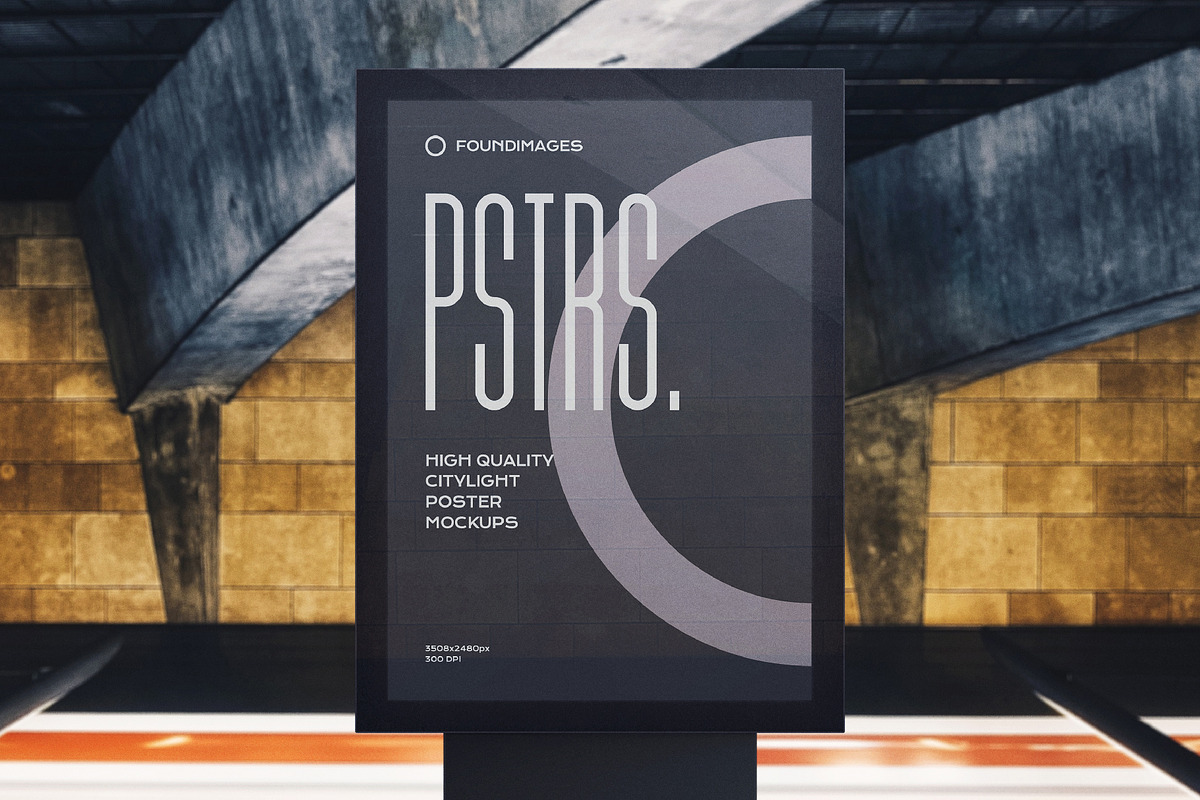 Poster outdoor indoor mockup bundle, an Advertising Mockup by FoundImages (Photo 43 of 64)