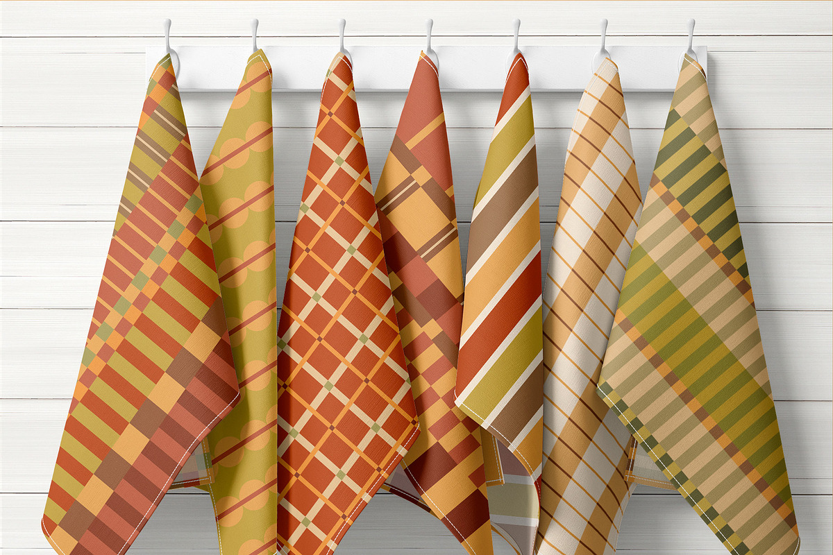 Cozy autumn geometric patterns, a Pattern Graphic by Tani Kuzminka (Photo 12 of 25)