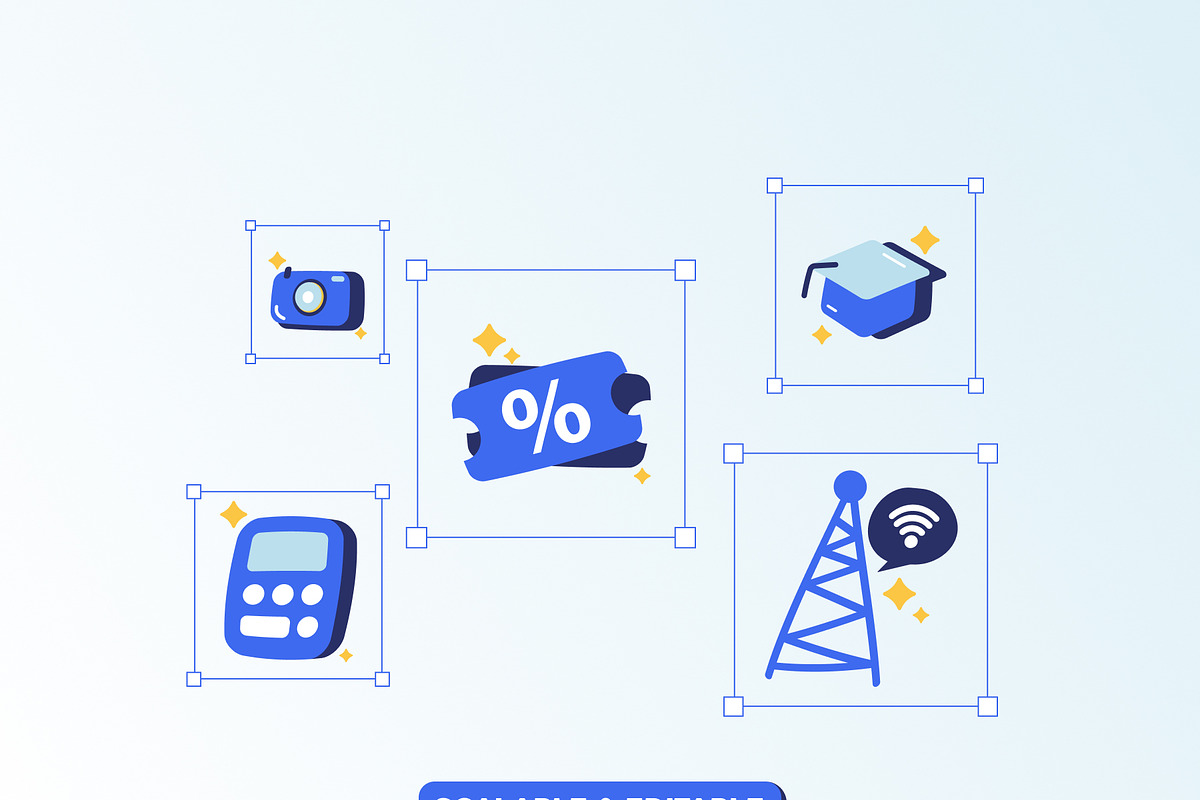 Glory Bold Colorfull Icon Pack, a Solid Icon by BROCZ Store (Photo 3 of 8)
