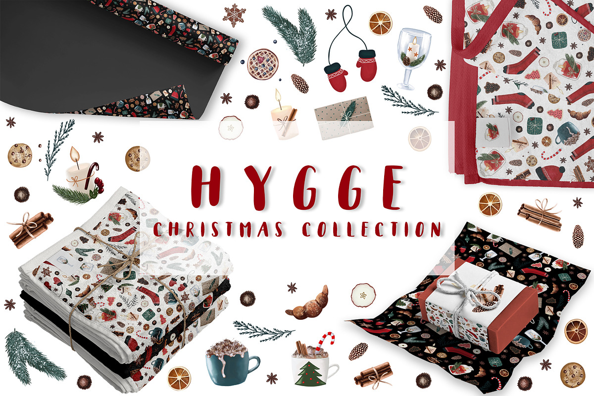 Hygge Winter Christmas Set, a Decorative Illustration by Chloe's Illustrations (Photo 1 of 10)