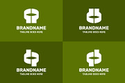 Letters QP DB DP QB Organic Logo, a Branding & Logo Template by Pray Art Design Studio (Thumbnail 2 of 2)