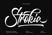 Strokia, a Script Font by RNDI Type Foundry (Thumbnail 1 of 12)