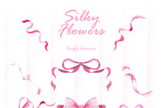 Silky Flowers. Watercolor graphic, an Object Graphic by ma_i_vi (Thumbnail 8 of 11)