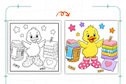 Bold and Easy Silly Crimes Coloring, a Decorative Illustration by Coco Bloom (Thumbnail 5 of 7)