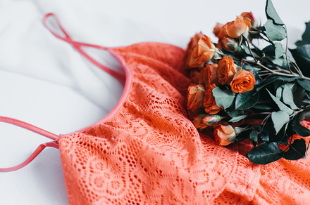 Tangerine Rose Styled Stock 094