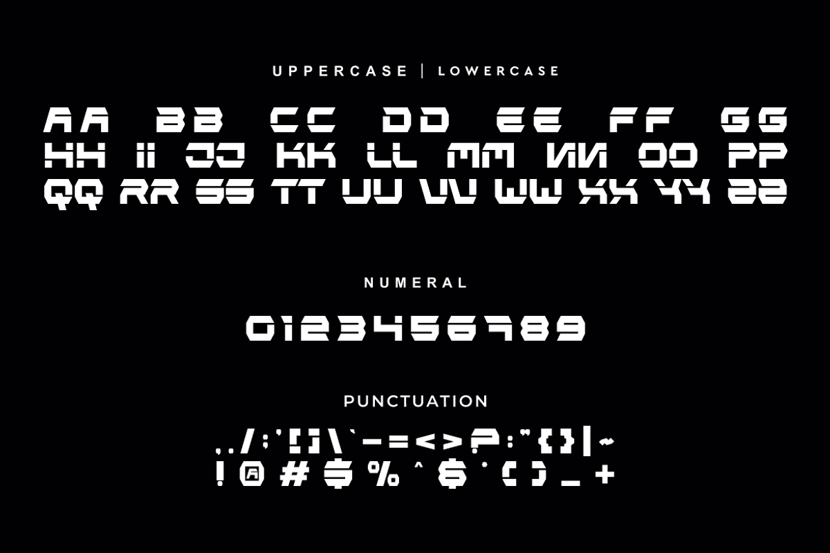 Fespot Stencil - Racing Font, a Sans Serif Font by Iqsiart Studio (Photo 6 of 7)