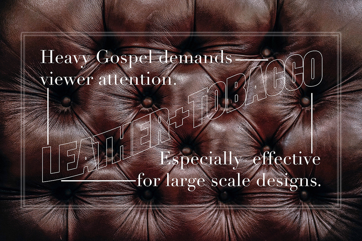 HEAVY GOSPEL - A Bold Modern Title preview 3