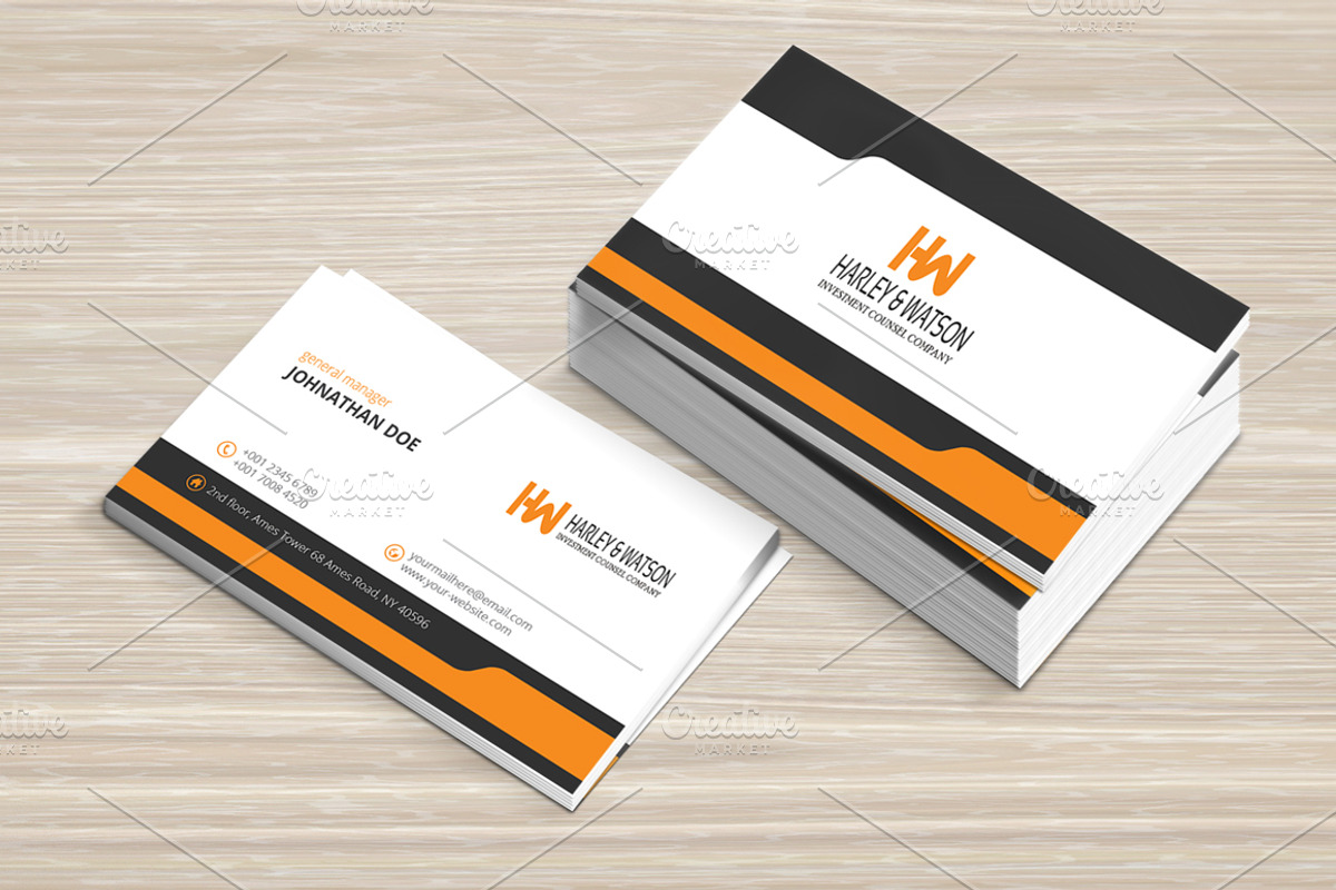 Corporate Business Card, a Business Card Template by BettyDesign (Photo 3 of 5)