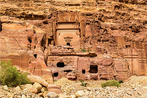 Aneisho tomb at petra unesco heritage site in jordan stock photo containing, an Architecture Photo by Leonid Andronov