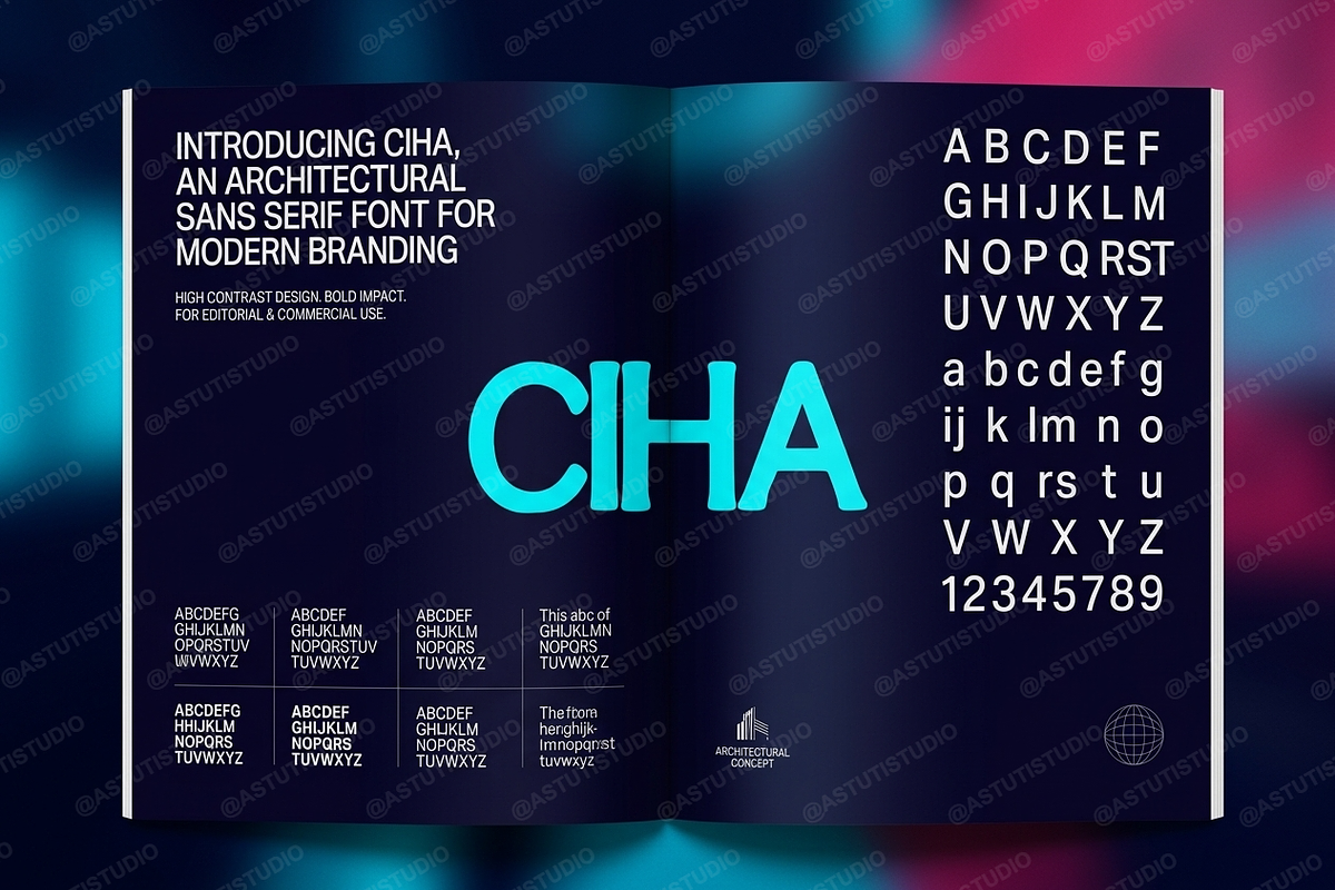 Ciha – Elegant Serif Typeface, a Serif Font by Astuti Studio (Photo 7 of 25)