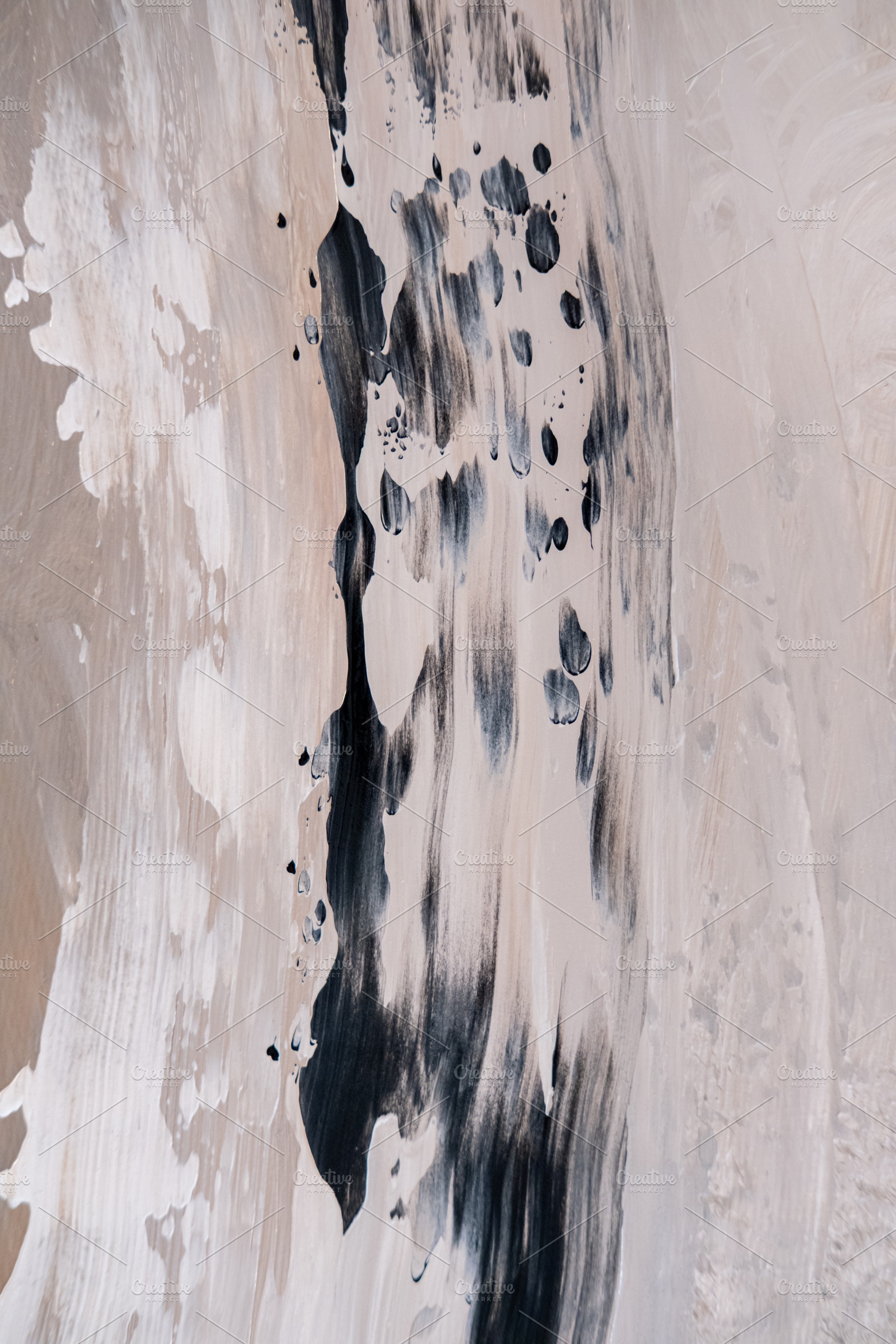 Ink abstraction paint strokes mix canvas texture, a Background Photo by Photo Drive Studio