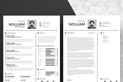 Modern Resume & CV Template, a Resume Template by Hito Graphic (Thumbnail 3 of 8)