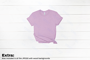 Bella Heather Mockup Bundle 3001 CVC, a Shirt Mockup by creativsupply (Thumbnail 4 of 5)