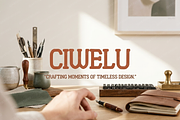 Ciwelu | A Sophisticated Serif, a Serif Font by Astuti Studio (Thumbnail 4 of 25)