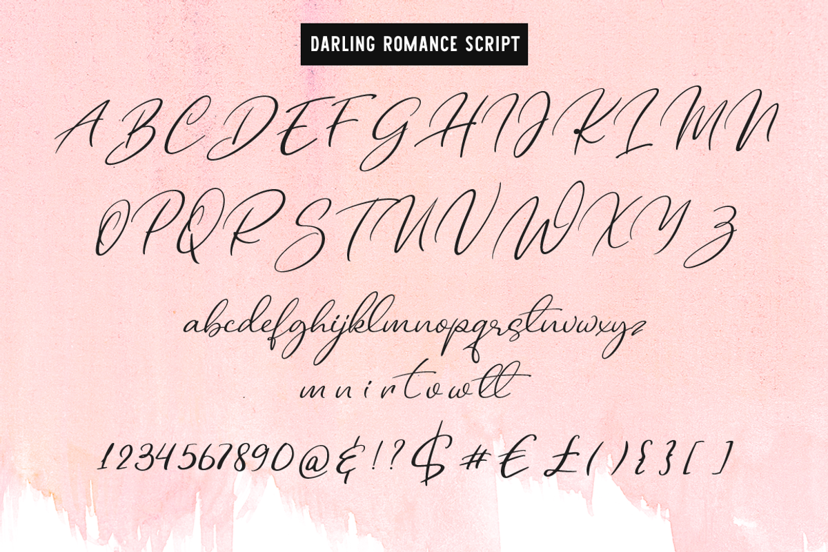 Darling Romans # Font Duo, a Script Font by Larin Type Co. (Photo 11 of 11)