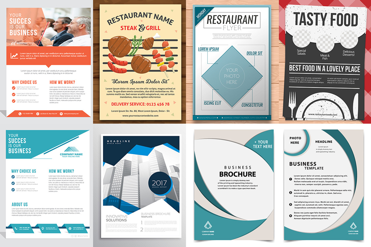 250+ Flyers Bundle 95% Extra, a Flyer Template by Imagine Design Studio (Photo 30 of 36)