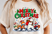 Cute Animals Merry Christmas PNG, an Object Graphic by Zahyl Studio (Thumbnail 2 of 7)