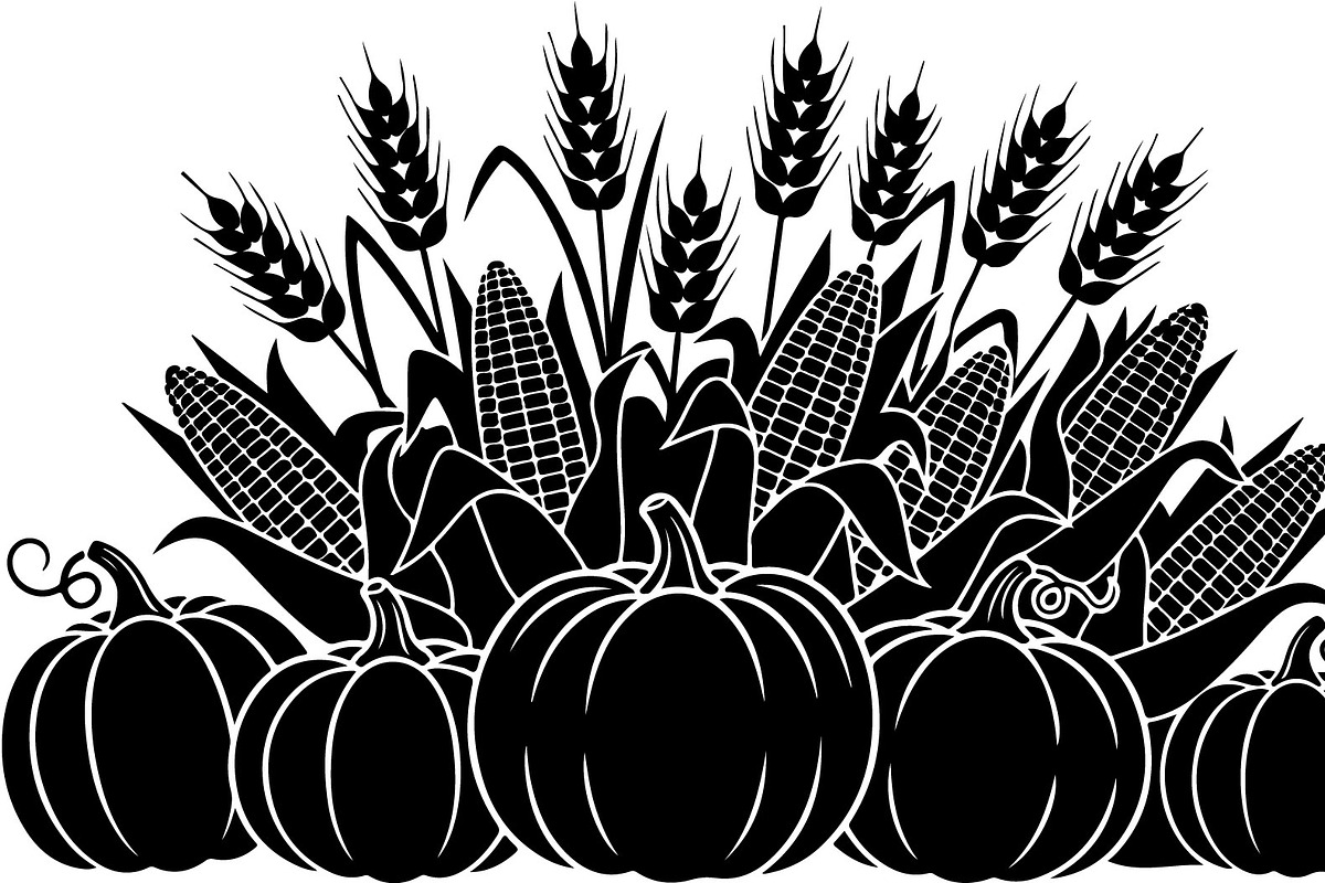 Thanksgiving Harvest SVG Bundle, an Illustration by Designs_River (Photo 10 of 48)