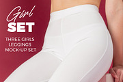 Three Girls Leggings Mock-Up Set, a Product Mockup by PSD Market (Thumbnail 2 of 10)