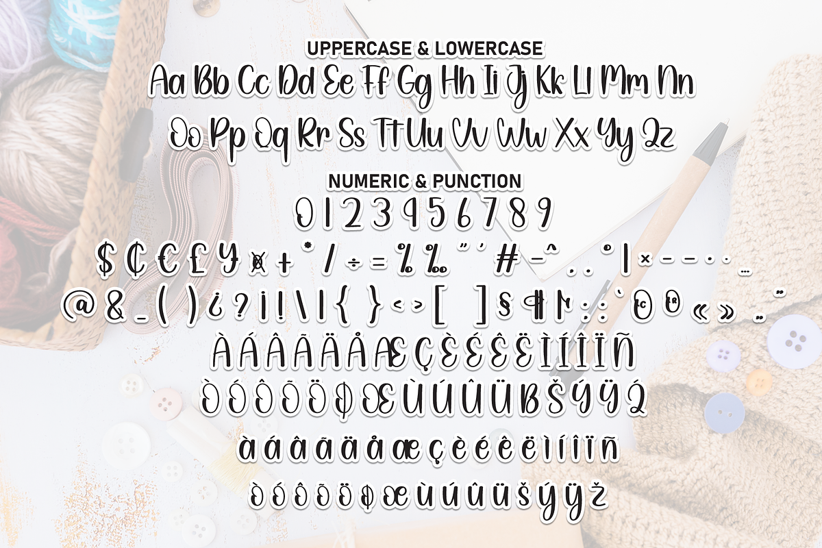 Handmade | Script Font, a Handwritten Font by Scratchones (Photo 7 of 8)
