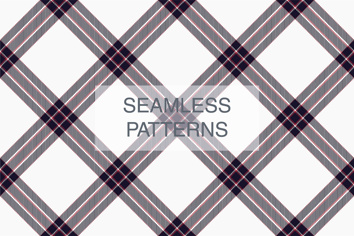 #79 Red & White Textile Design, a Pattern Graphic by Plaid4You (Photo 9 of 9)