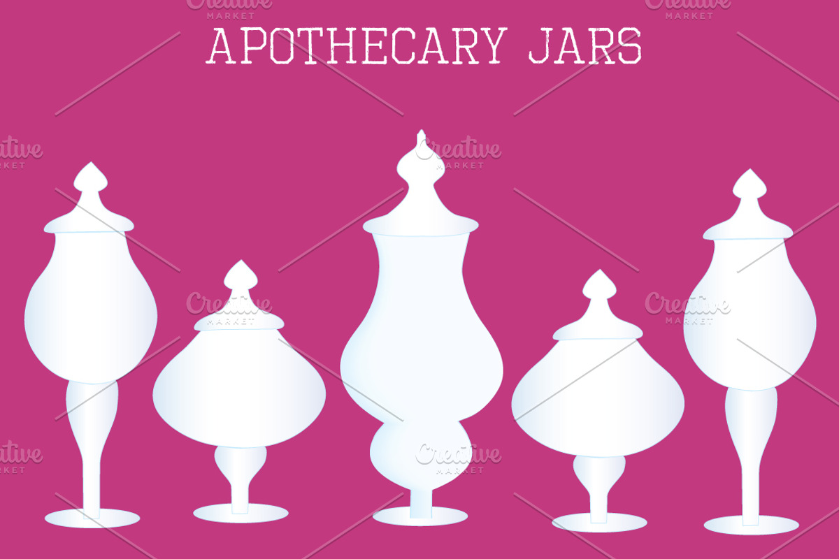 Apothecary Jars, a Decorative Illustration by eightcrazy (Photo 1 of 3)