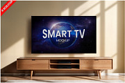 Tv Mockup Brick Wall, an Advertising Mockup by Bruno's Shop (Thumbnail 1 of 3)