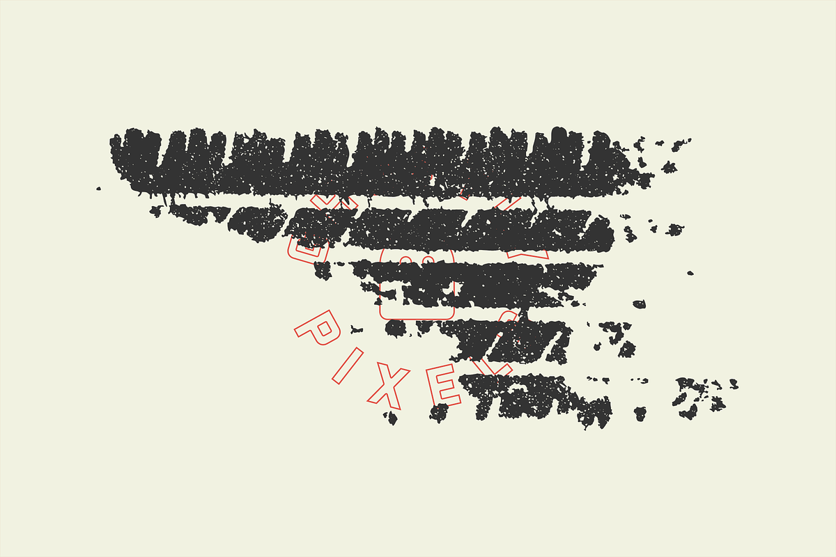 Tire Skid Mark Vectors, a Texture Graphic by GhostlyPixels (Photo 4 of 7)