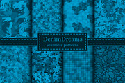 Vector Denim Dreams camouflage set, a Pattern Graphic by ArchonDigitalShop (Thumbnail 2 of 13)