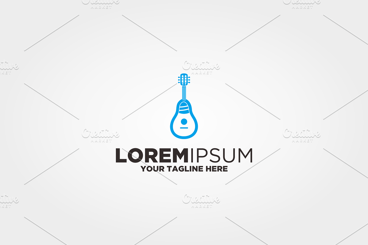 Bulb Guitar, a Branding & Logo Template by REDVY CREATIVE (Photo 2 of 3)