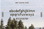 SEBAGO by Abby Leighton, a Sans Serif Font by Abby Leighton Studio (Thumbnail 3 of 5)