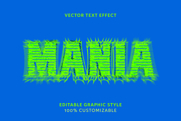 Neon Electric Glitch Text Effect preview 3