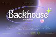 Backhouse Display Font, a Sans Serif Font by Any-Type® Foundry (Thumbnail 1 of 11)