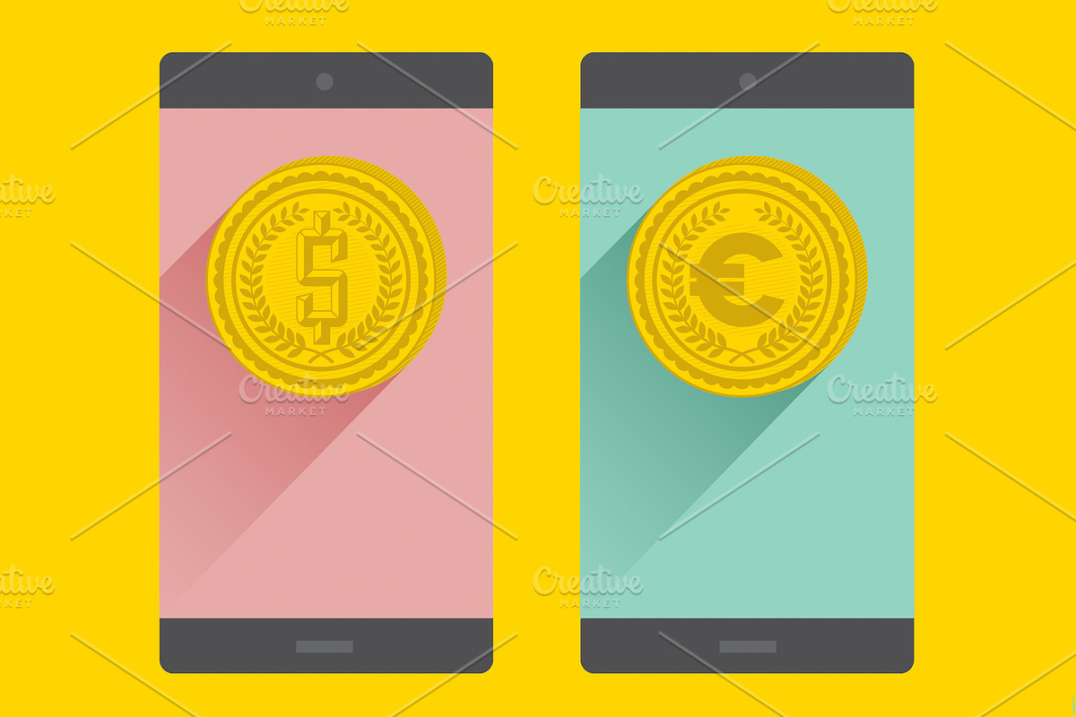 6 Money coin graphic concept, an Object Graphic by Do2design (Photo 2 of 3)