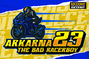 Recerboy - Racing Themes Display Fon, a Font by Gassstype (Thumbnail 6 of 8)