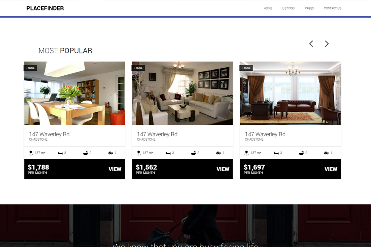 Placefinder - Real Estate Template, a HTML Template by Memories Dust (Photo 2 of 5)