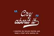 Knuckle Sandwich Script Typeface, a Script Font by Off The Rack © (Thumbnail 4 of 7)
