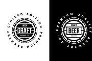 Craft beer brewery vector logo, a Food Illustration by provector (Thumbnail 3 of 3)