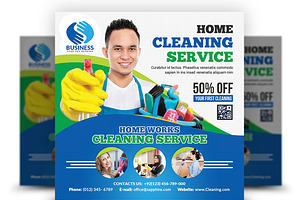 House Cleaning Specialist Flyer, a Flyer Template by AfzaalGraphics