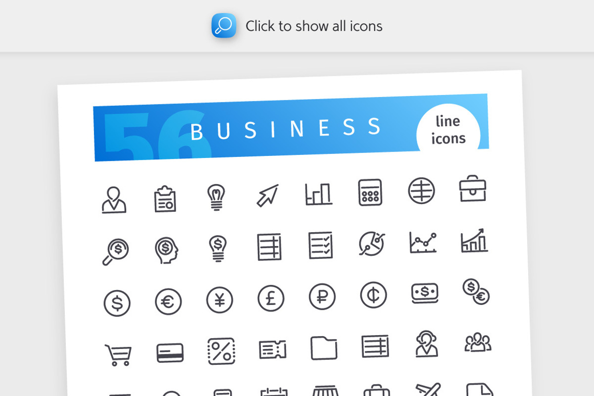 Business 700+ Line Icons Bundle, an Outline Icon by Voysla's Shop (Photo 2 of 8)